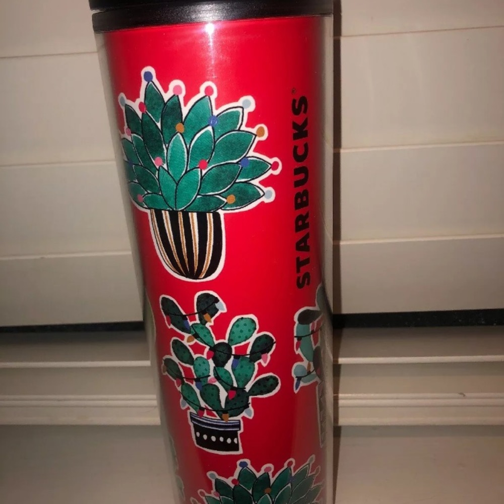 Starbucks Christmas Cactus Coffee Mug 16oz
